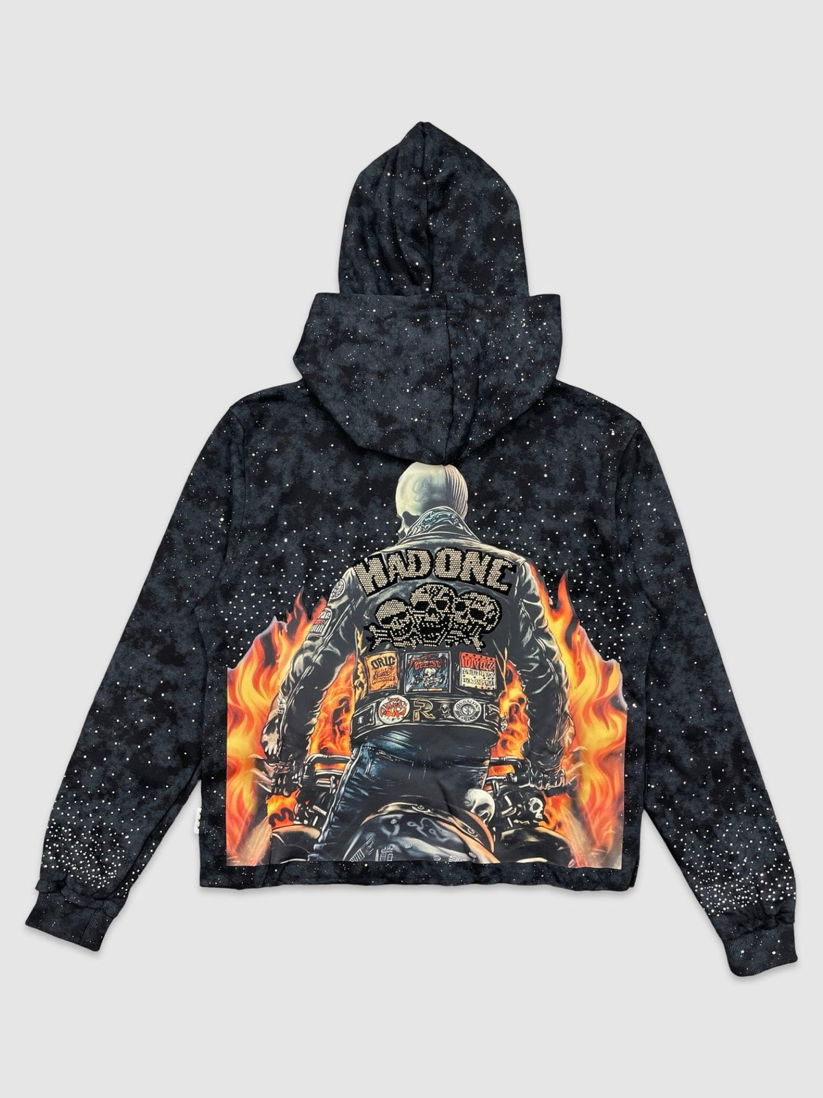Trusted Cropped Hoodie - Black detail