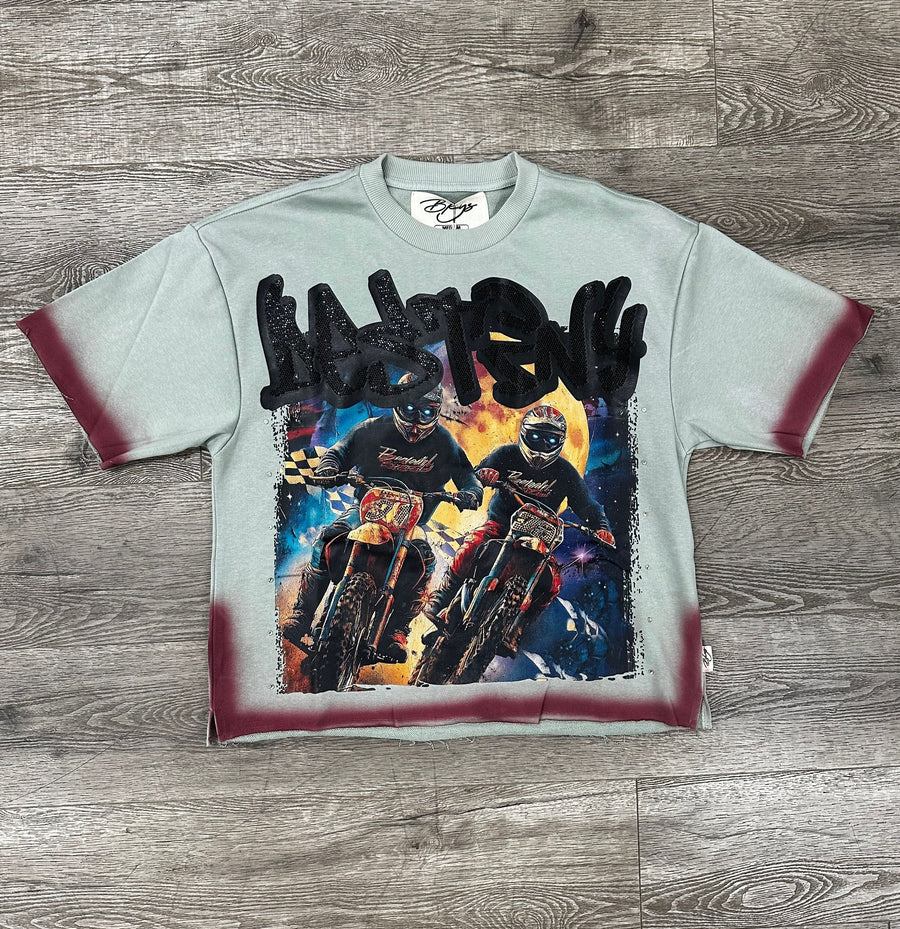 Destiny Cropped Tee - Green