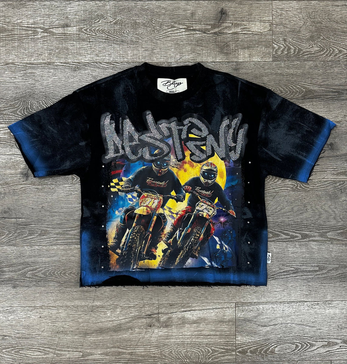 Destiny Cropped Tee - Black