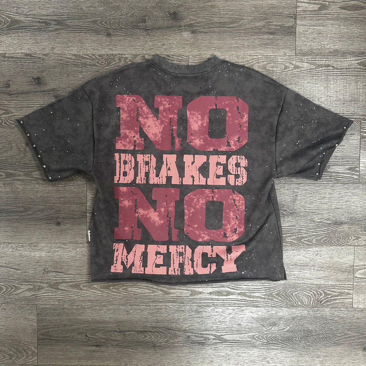 No Brakes No Mercy Cropped Tee