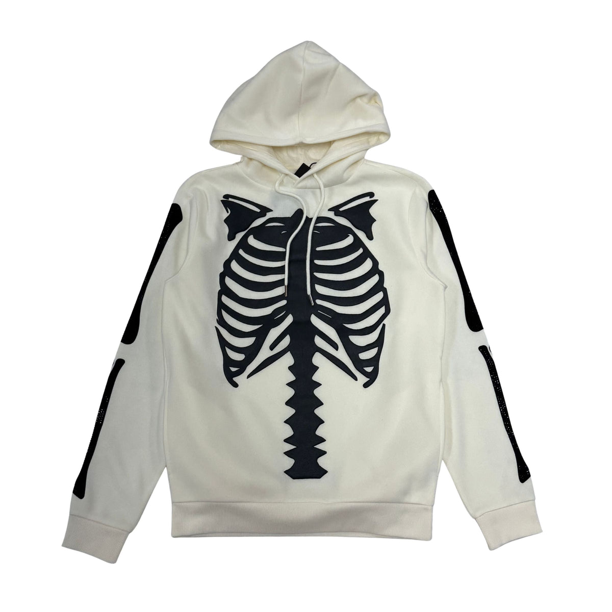 Ribcage Puff Print Fleece Hoodie, enlarged view
