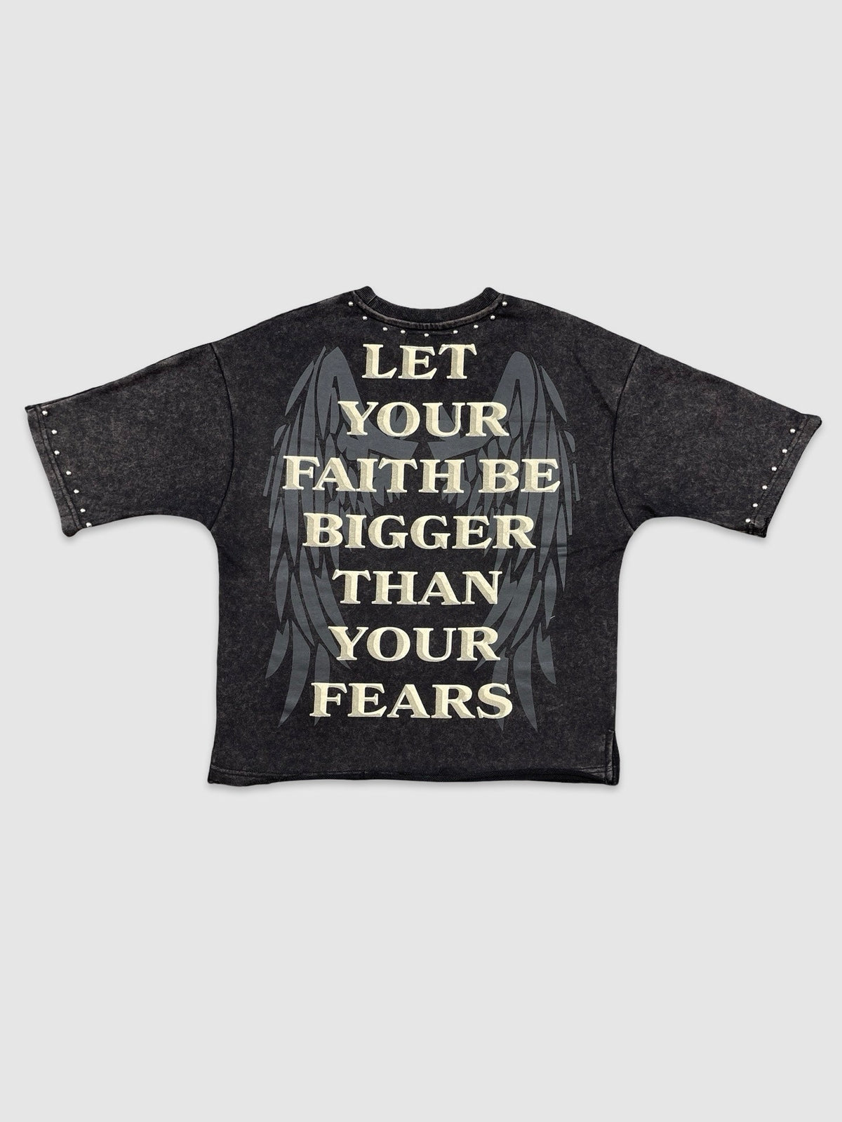 Faith French Terry Crop Tee