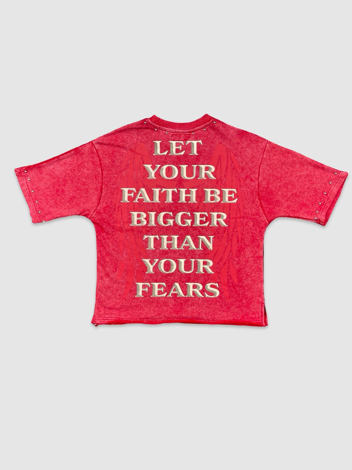 Faith French Terry Crop Tee
