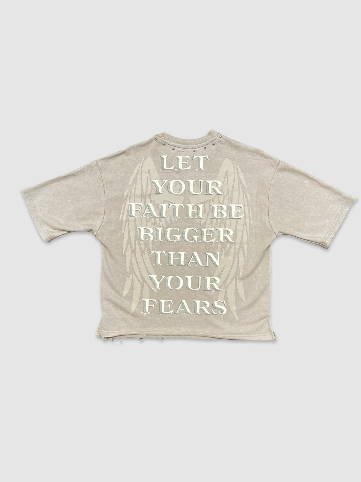 Faith French Terry Crop Tee