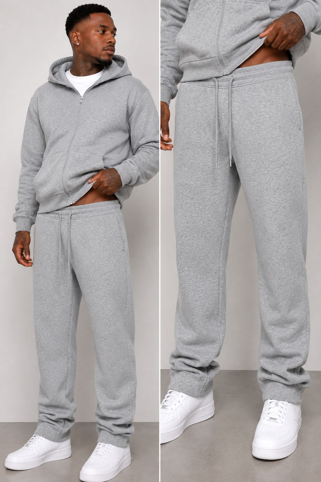 Solid Stack Fleece Pants