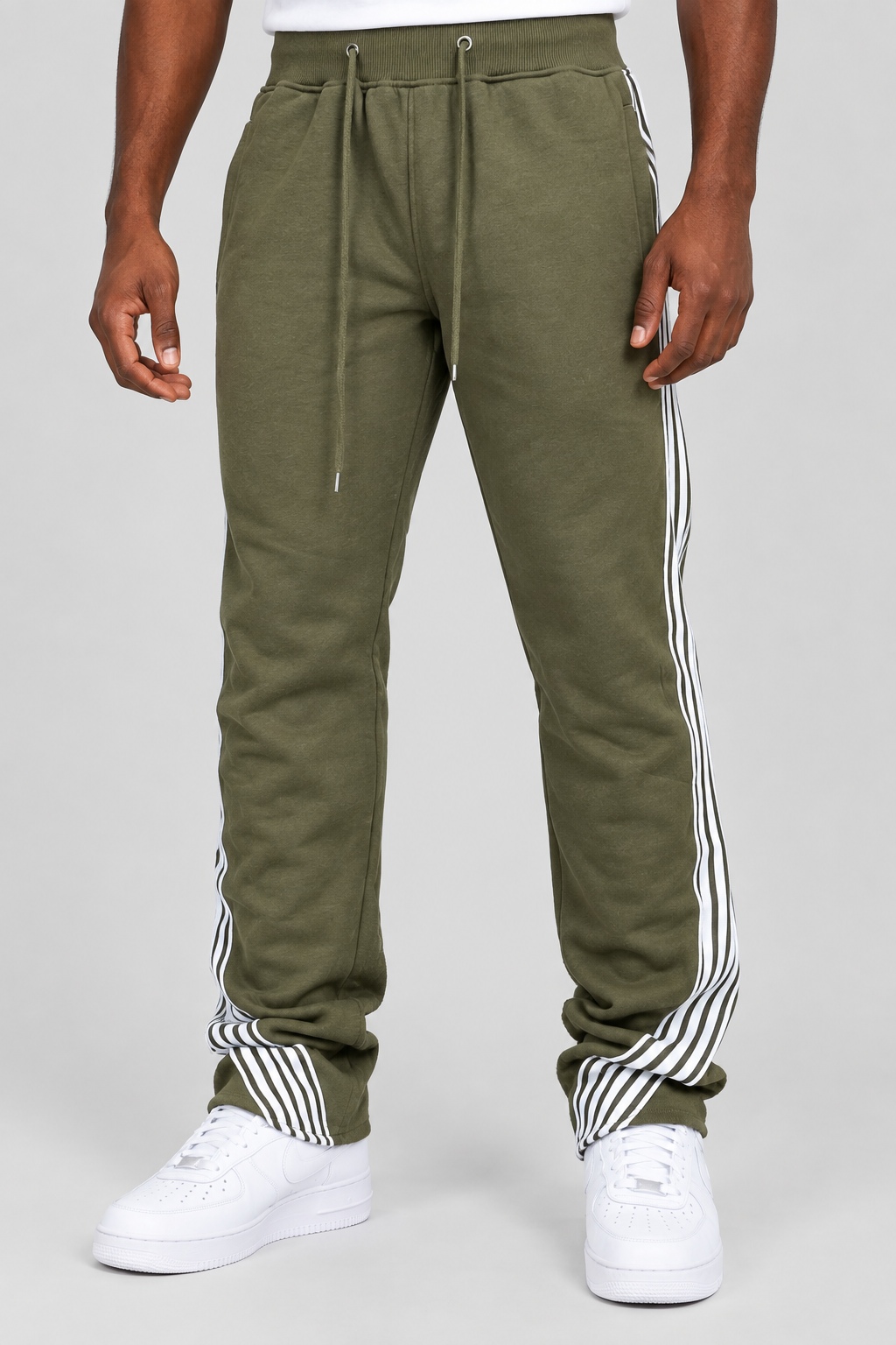 Stripe Stack Fleece Pants