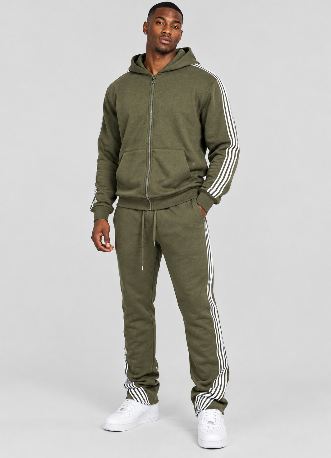 Stripe Stack Fleece Pants
