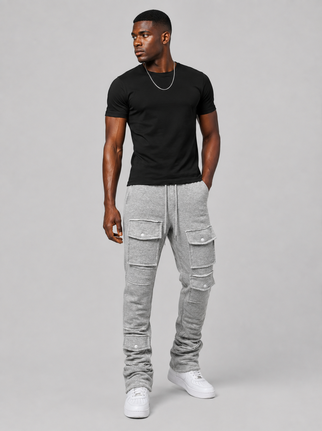 Cargo Stack Fleece Pants