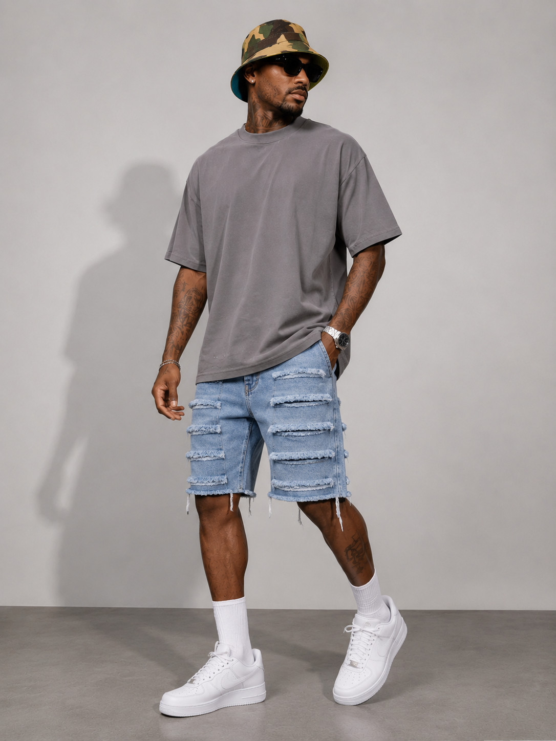 Panel Crop Tee