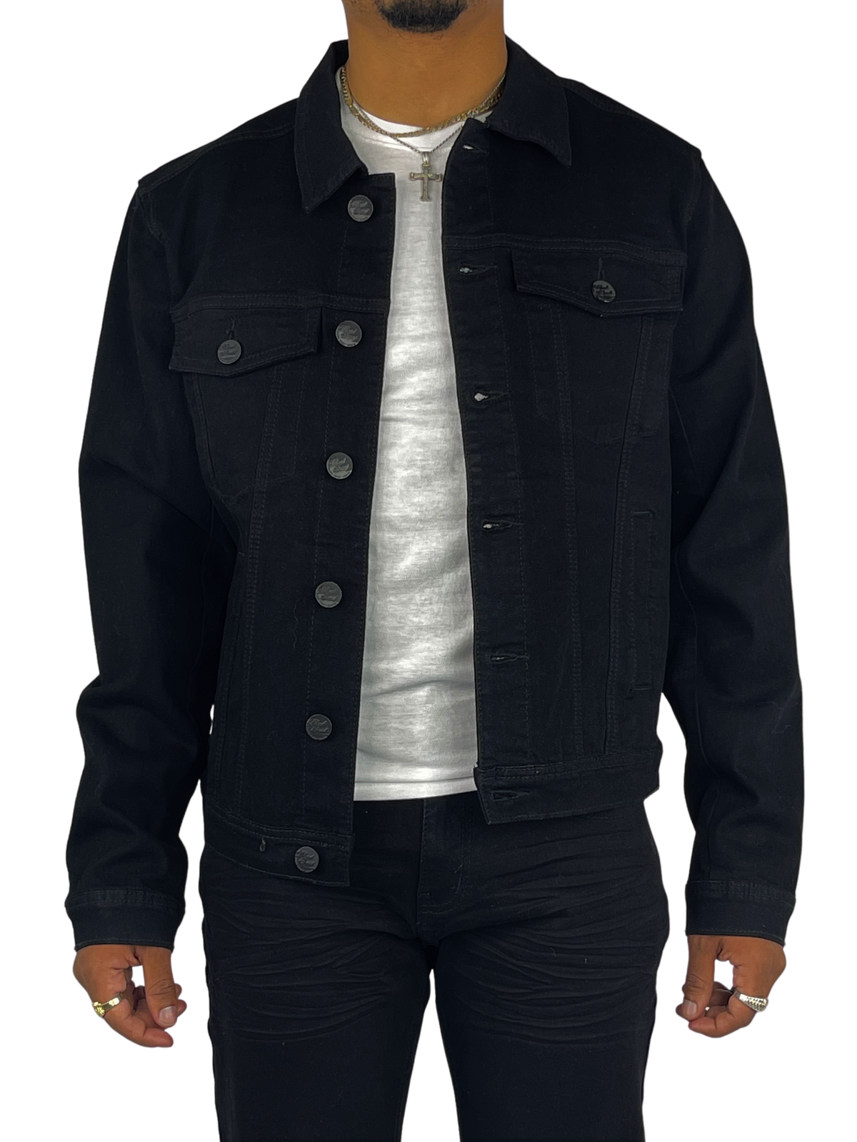 Stretch Twill Jacket - Black