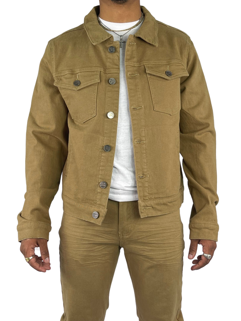 Men's Stretch Twill Trucker Jacket — alternate view