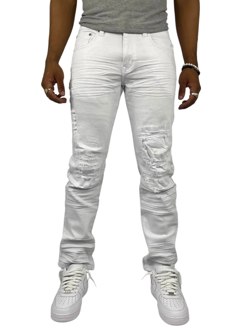 Blind Trust Big & Tall Wash Jean - White