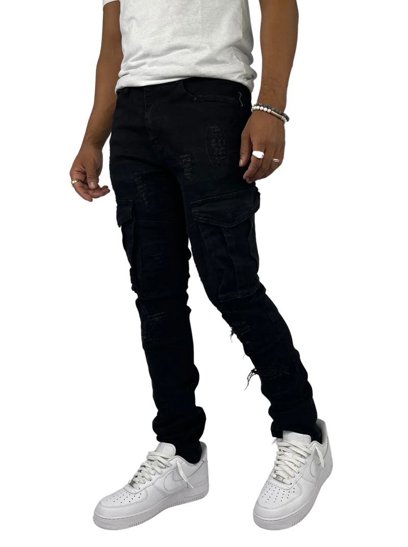 Men's Skinny Cargo Jeans — alternate view