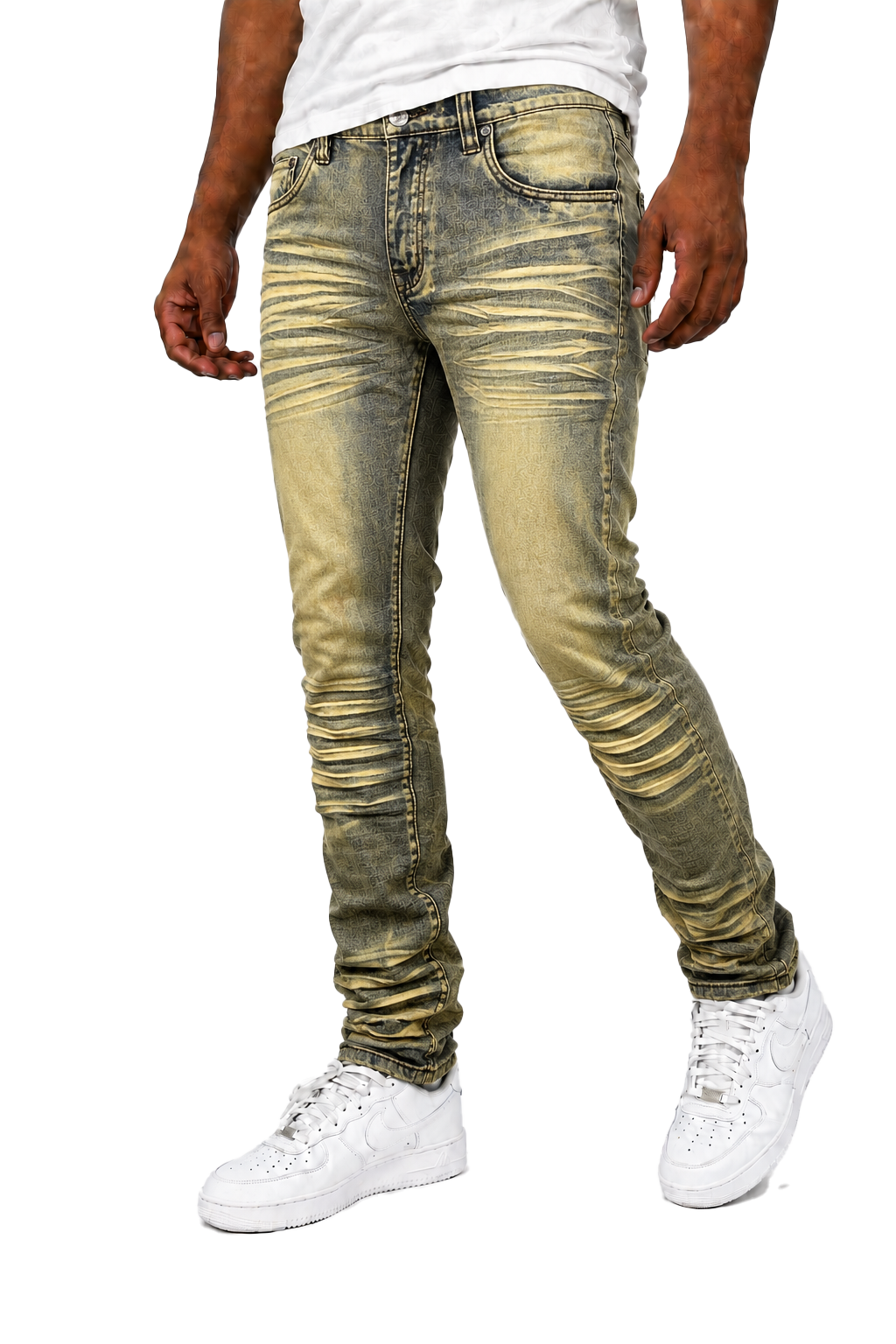B&T Washed Slim Fit Jeans - Dirt Wash