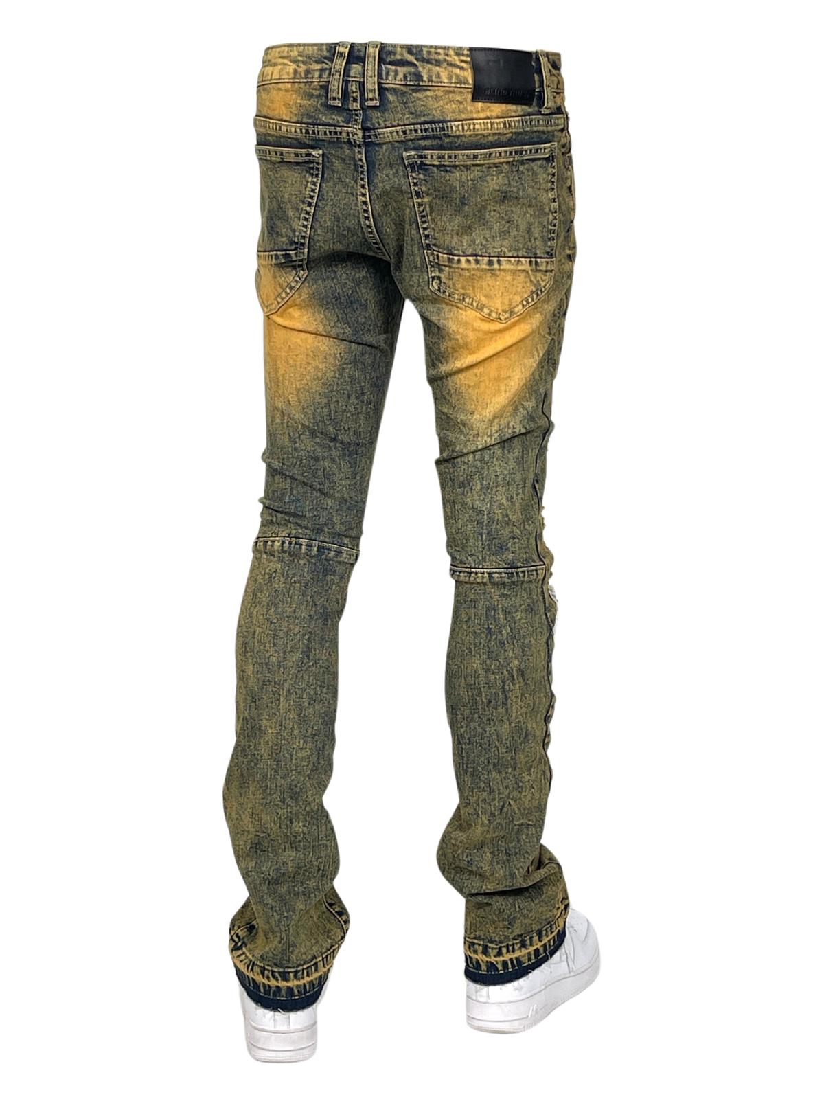 Distressed Stack Jeans