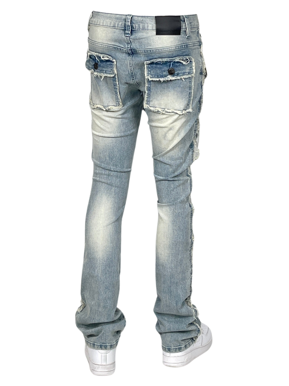 Distressed Stack Jeans