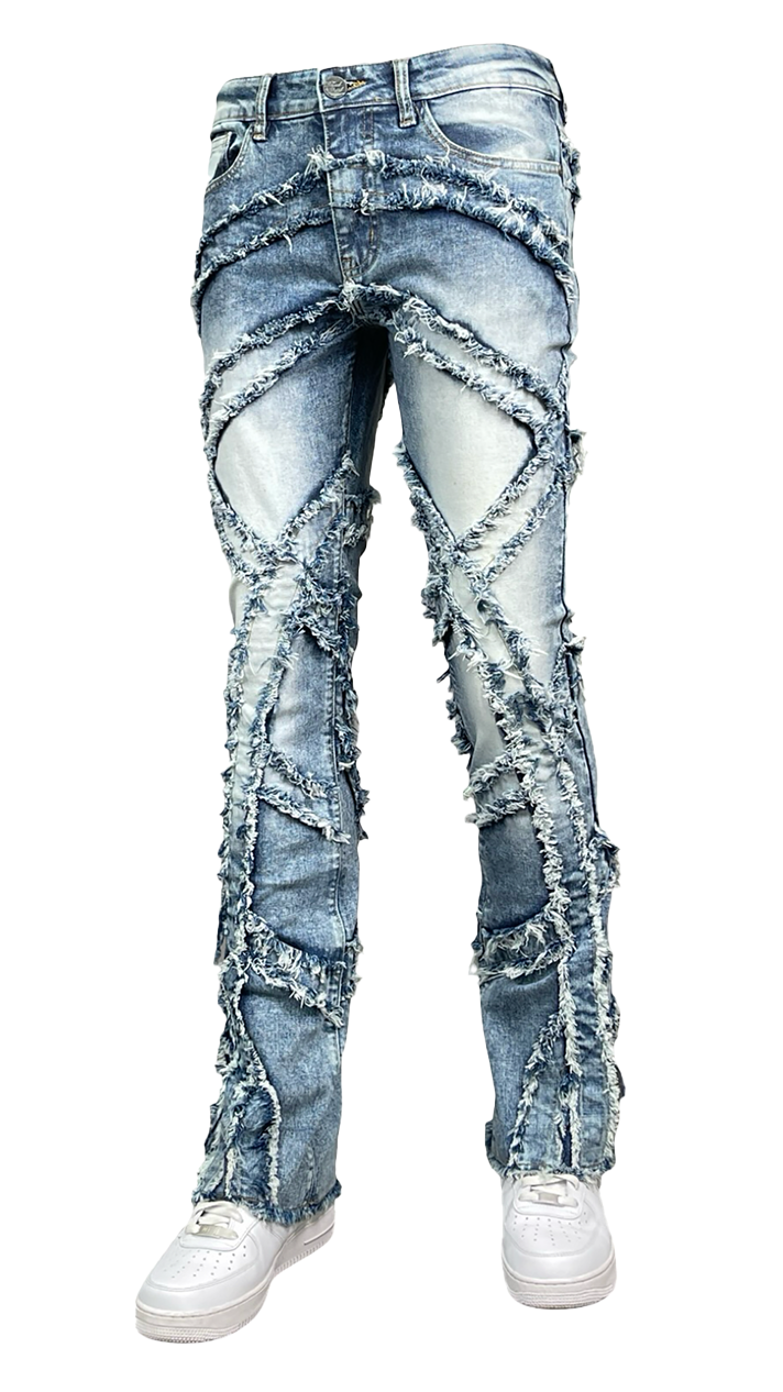 Arch Stack Jeans - Dark Wash
