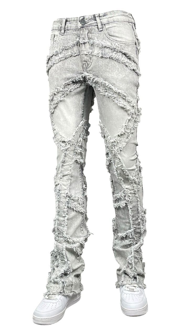 Arch Stack Jeans - Gray Wash