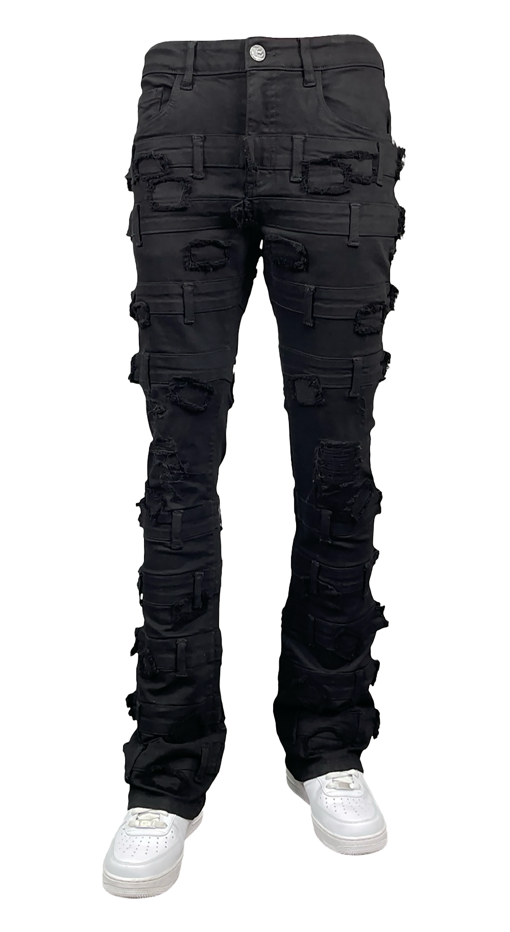 Belted Stack Pants, enlarged view