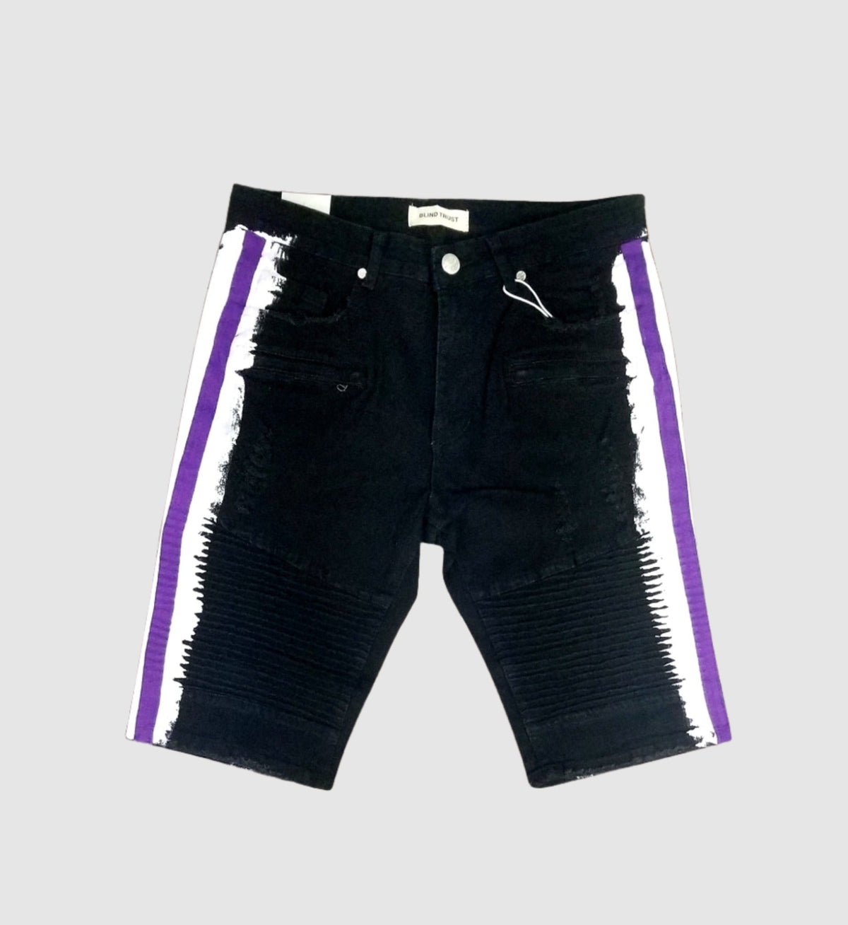 Moto Stripe Shorts, enlarged view