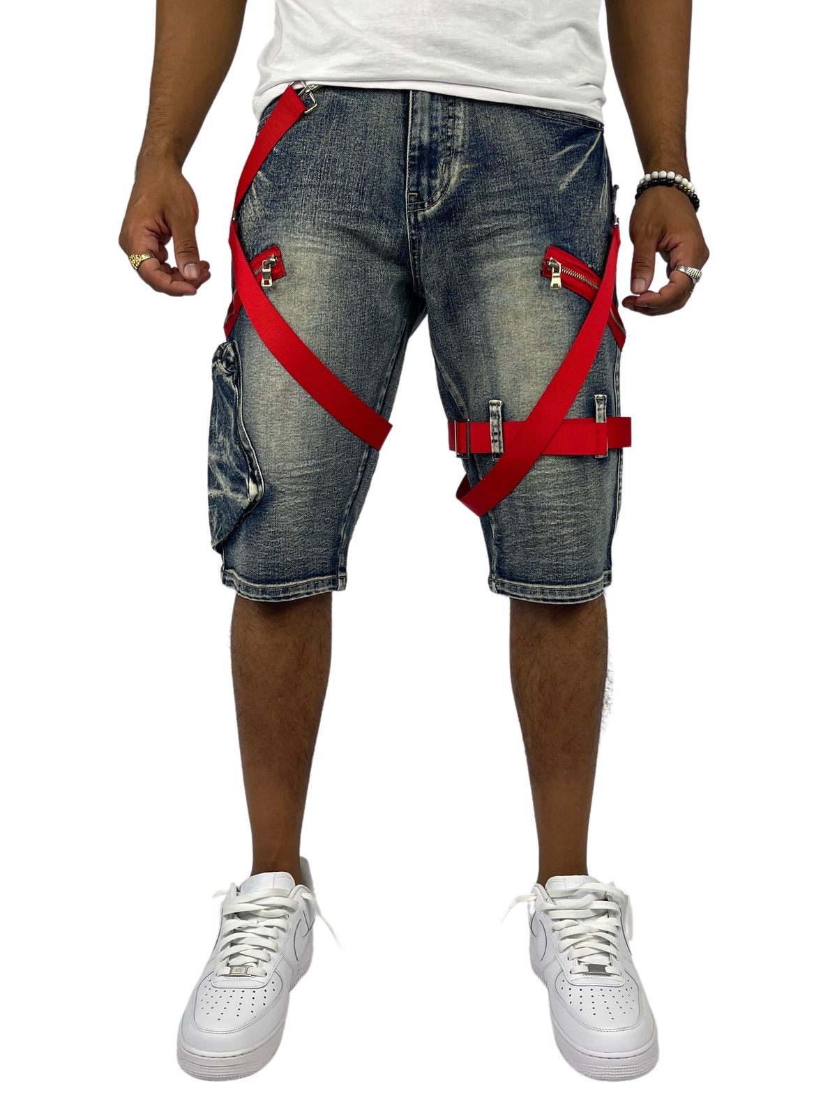 B&T Strap Cargo Shorts, enlarged view