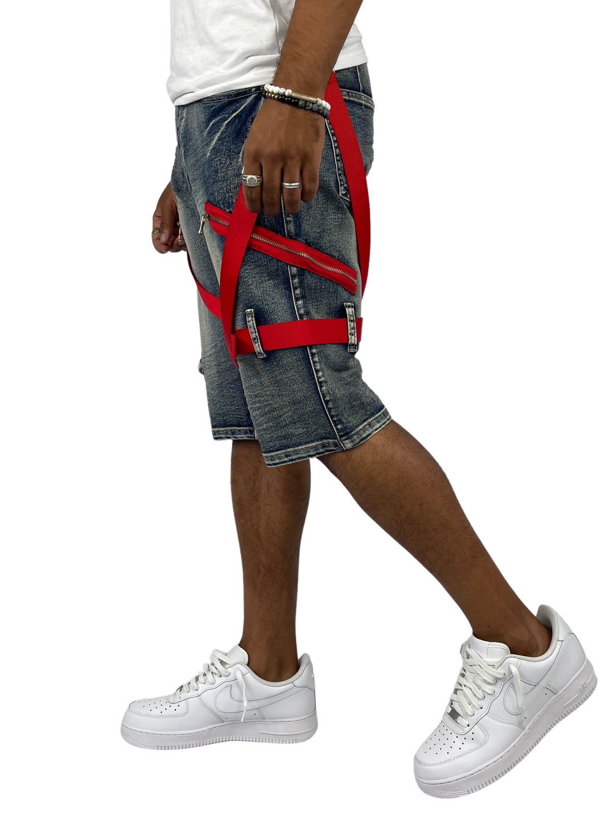 Strap Cargo Shorts