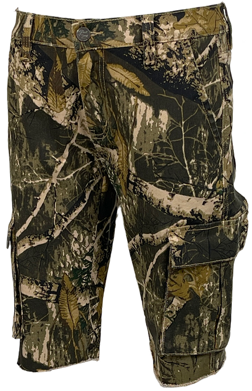 B&T Camo Cargo Shorts - Forest