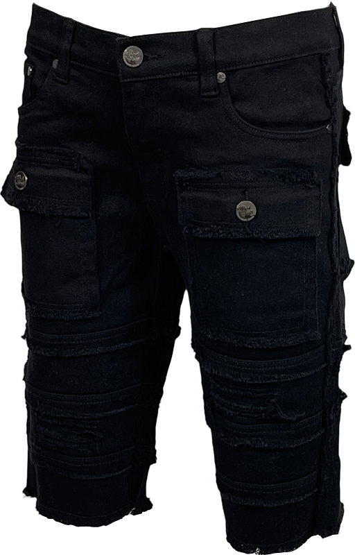 B&T Frayed Shorts, enlarged view
