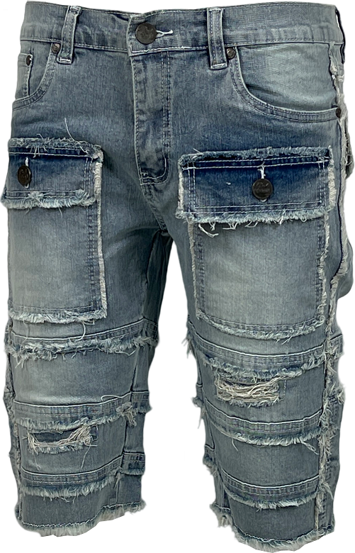 Frayed Shorts - Topaz