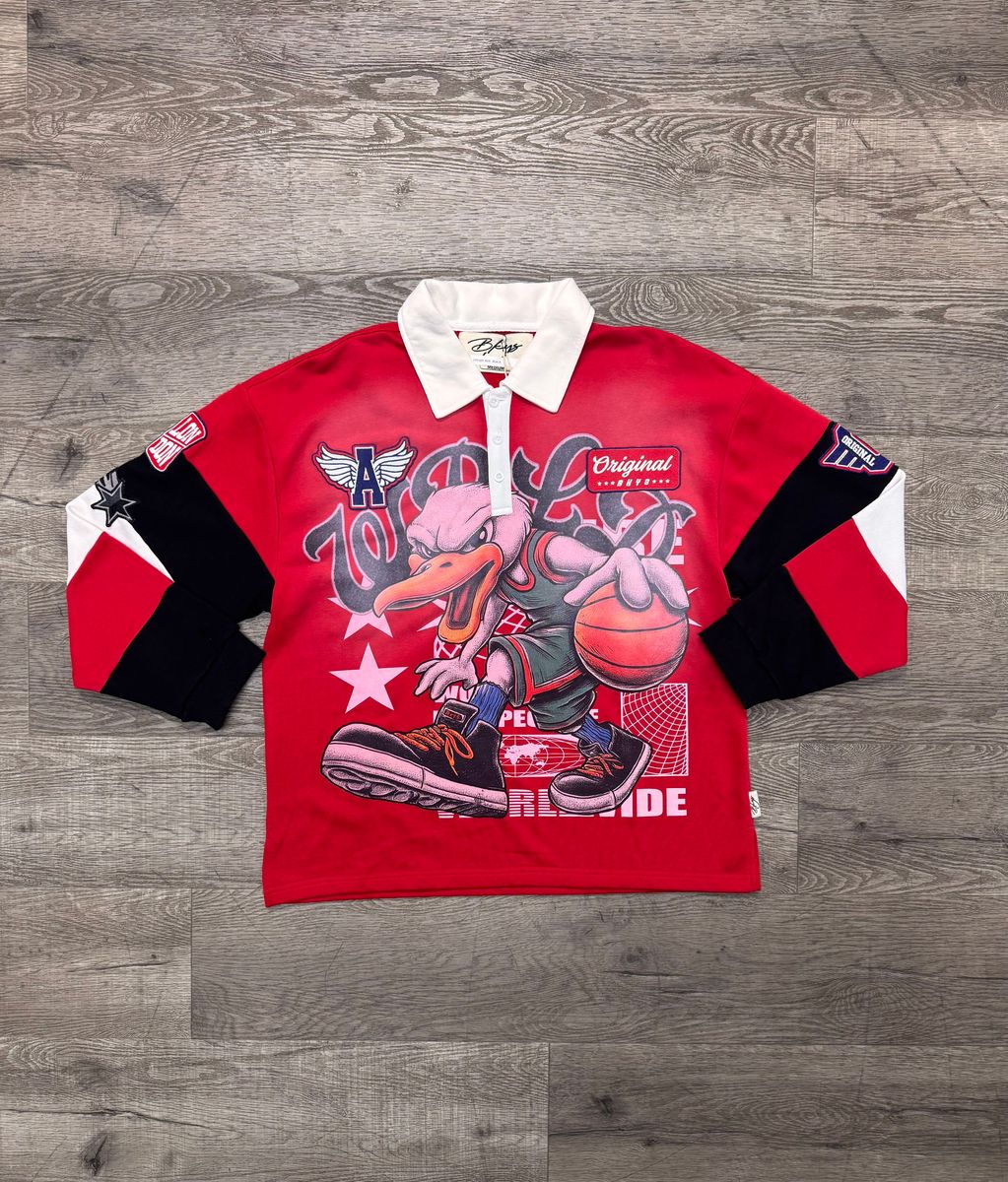BKYS World LS Polo - Red