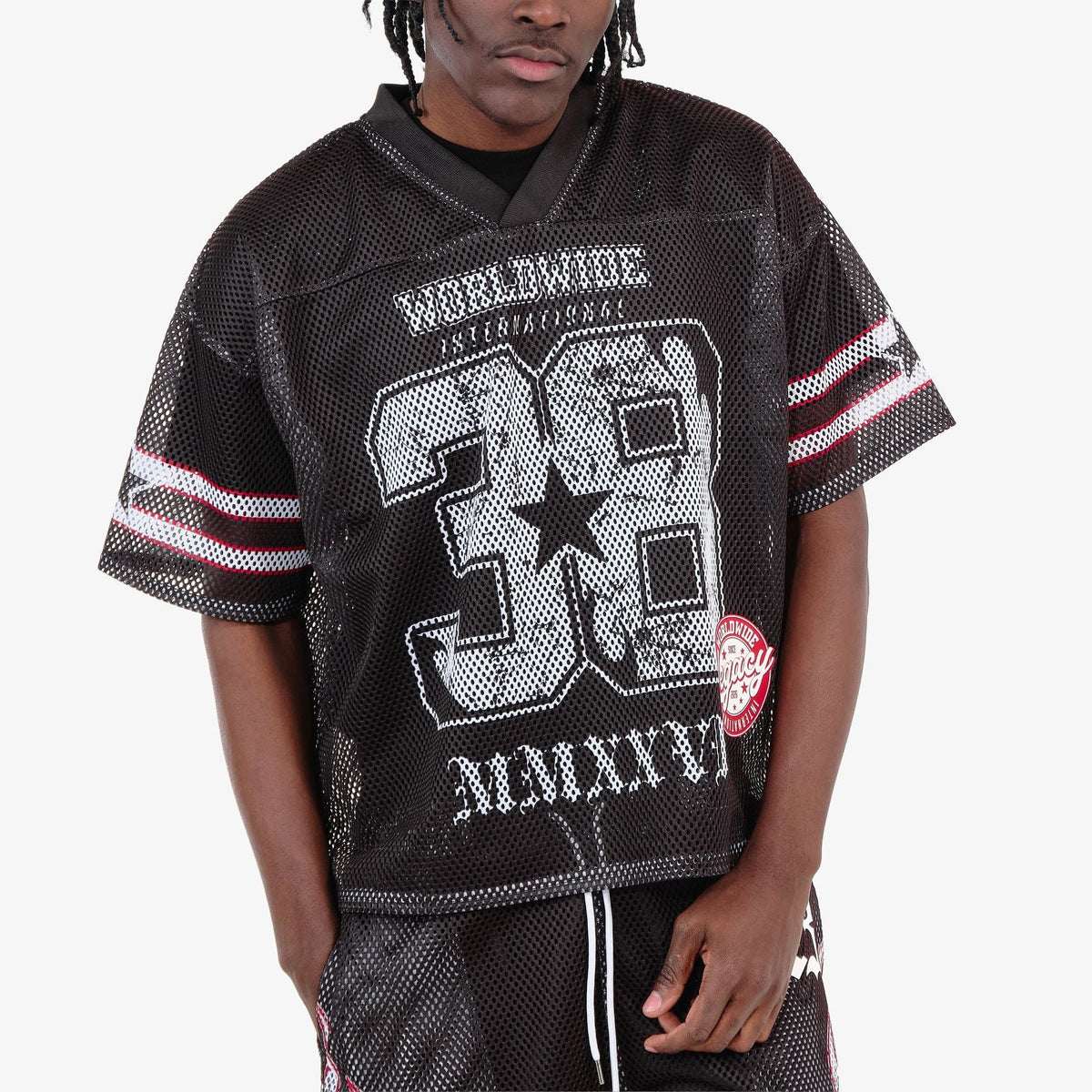 Oversize Mesh Athletics Crop Top