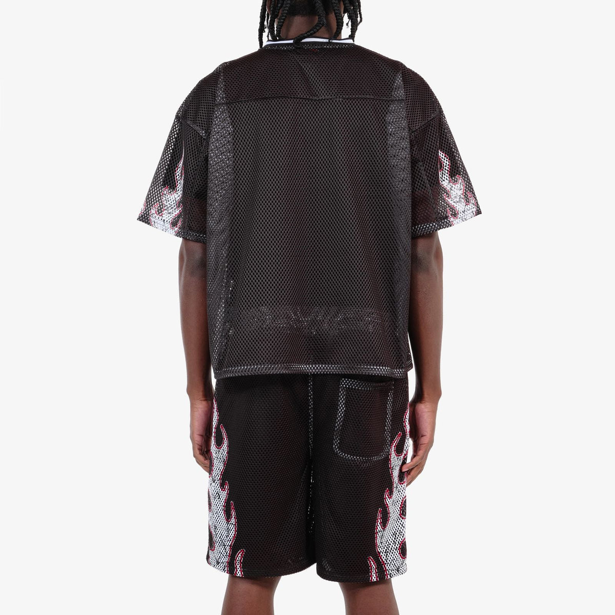 Angel Digital Print Mesh Crop Top