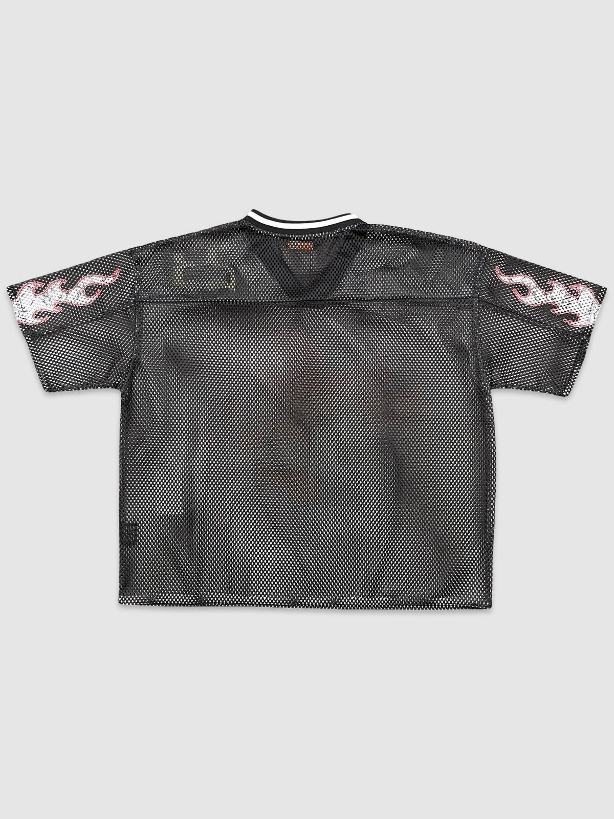 Angel Digital Print Mesh Crop Top