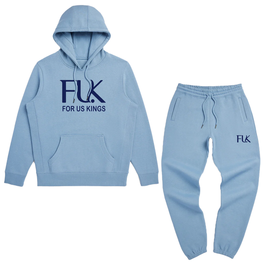 CLoudy Blue For Us Kings Jogger Set