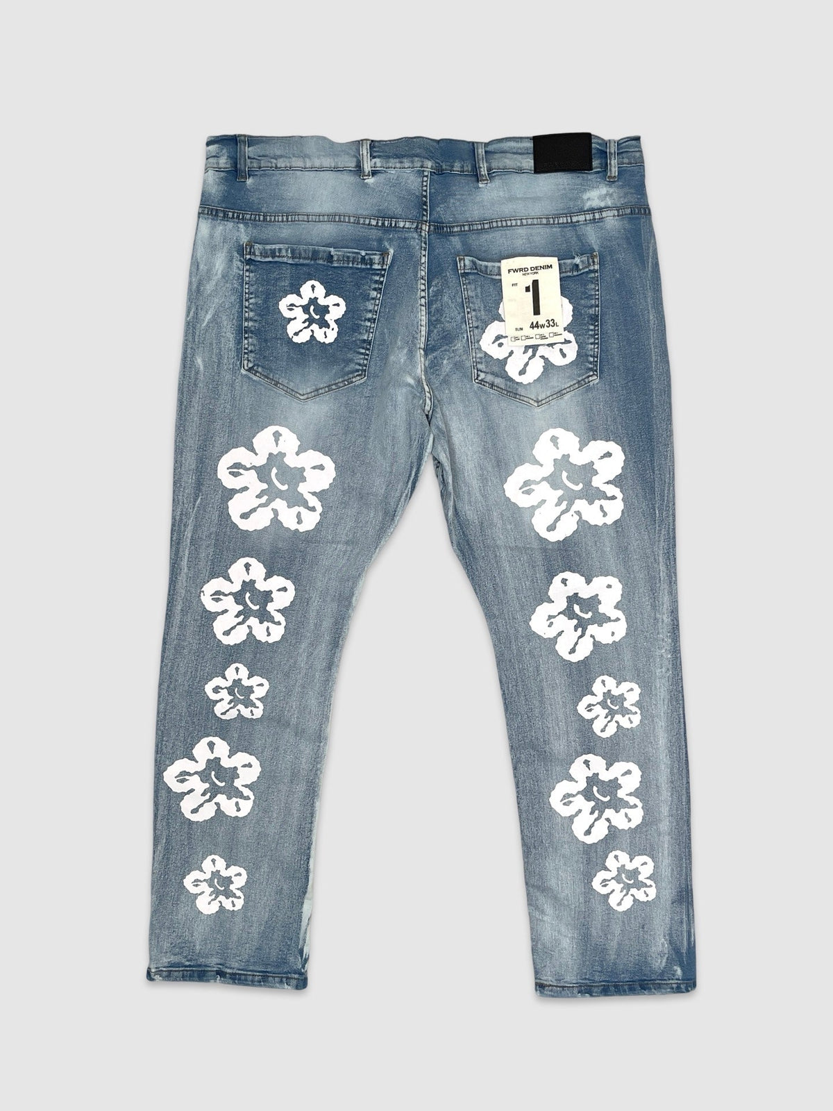 B&T Flower Denim Jeans