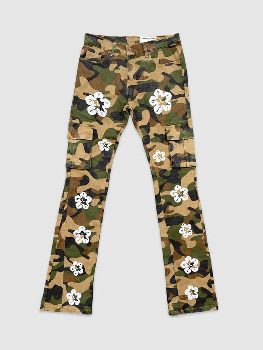 Men's Camo Flower Twill Pants - Woodland