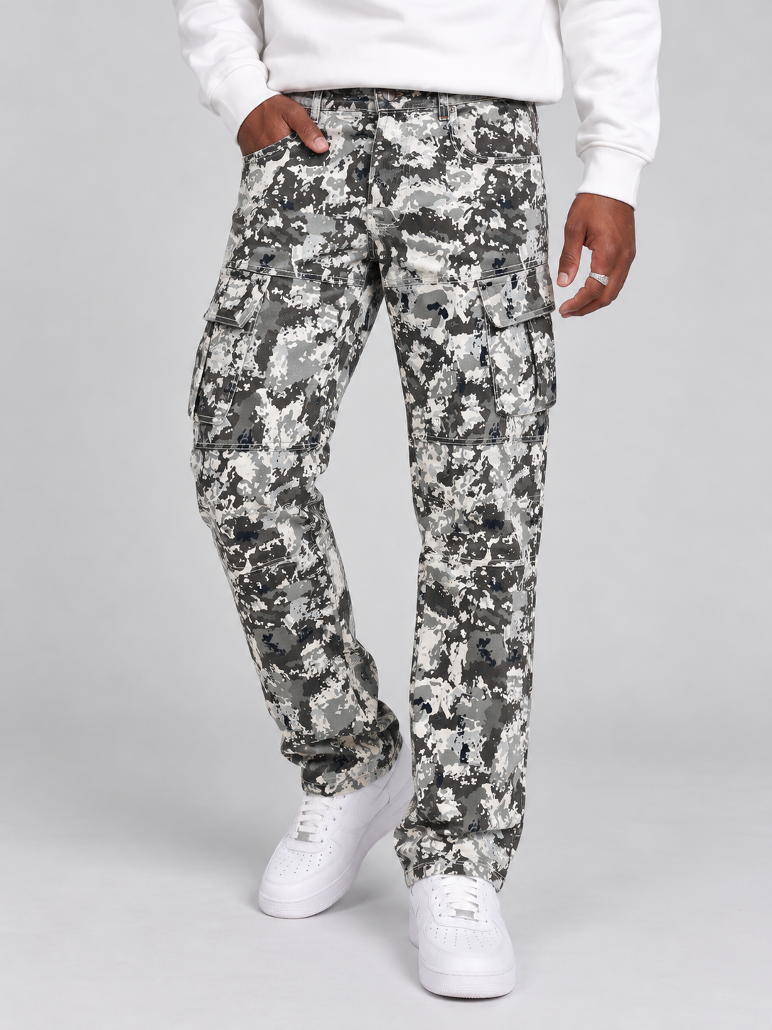 Camo Cargo Pants, enlarged view
