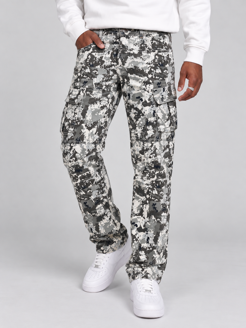 Camo Cargo Pants - Arctic Camo