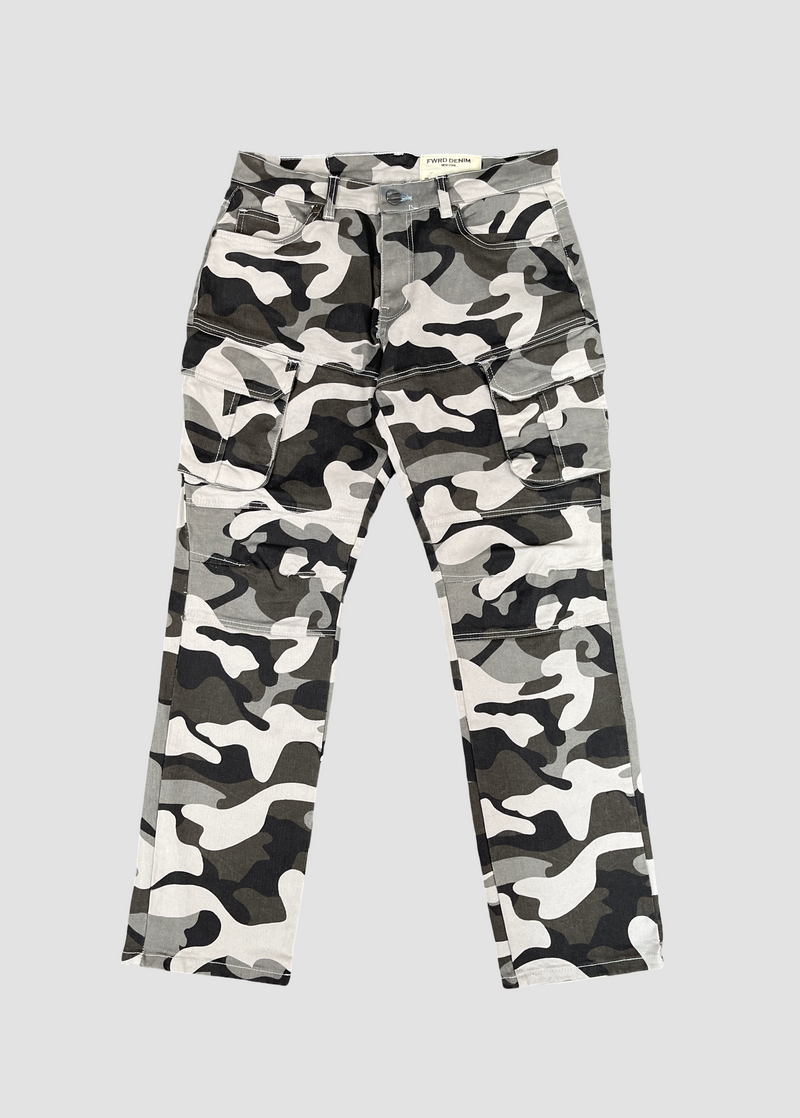 Men's Arctic Camo Cargo Pants — alternate view