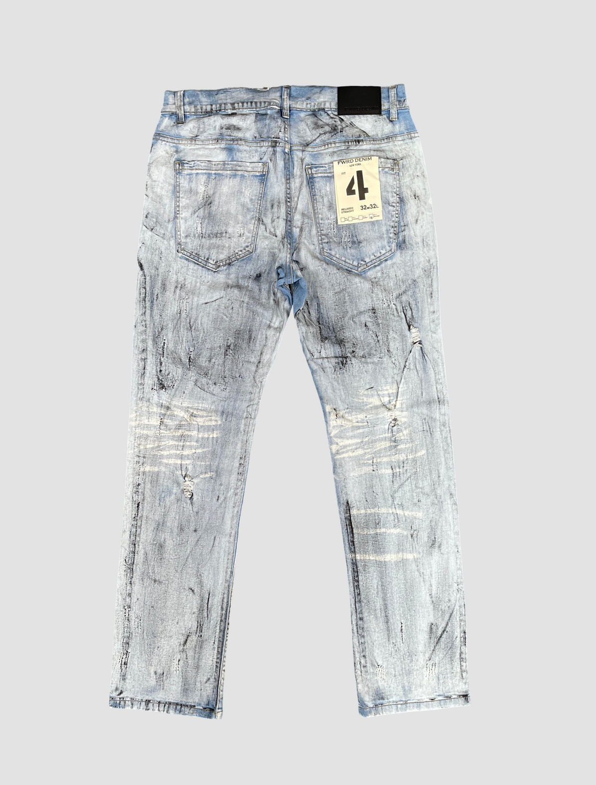 Washed Out Straight Fit Jeans