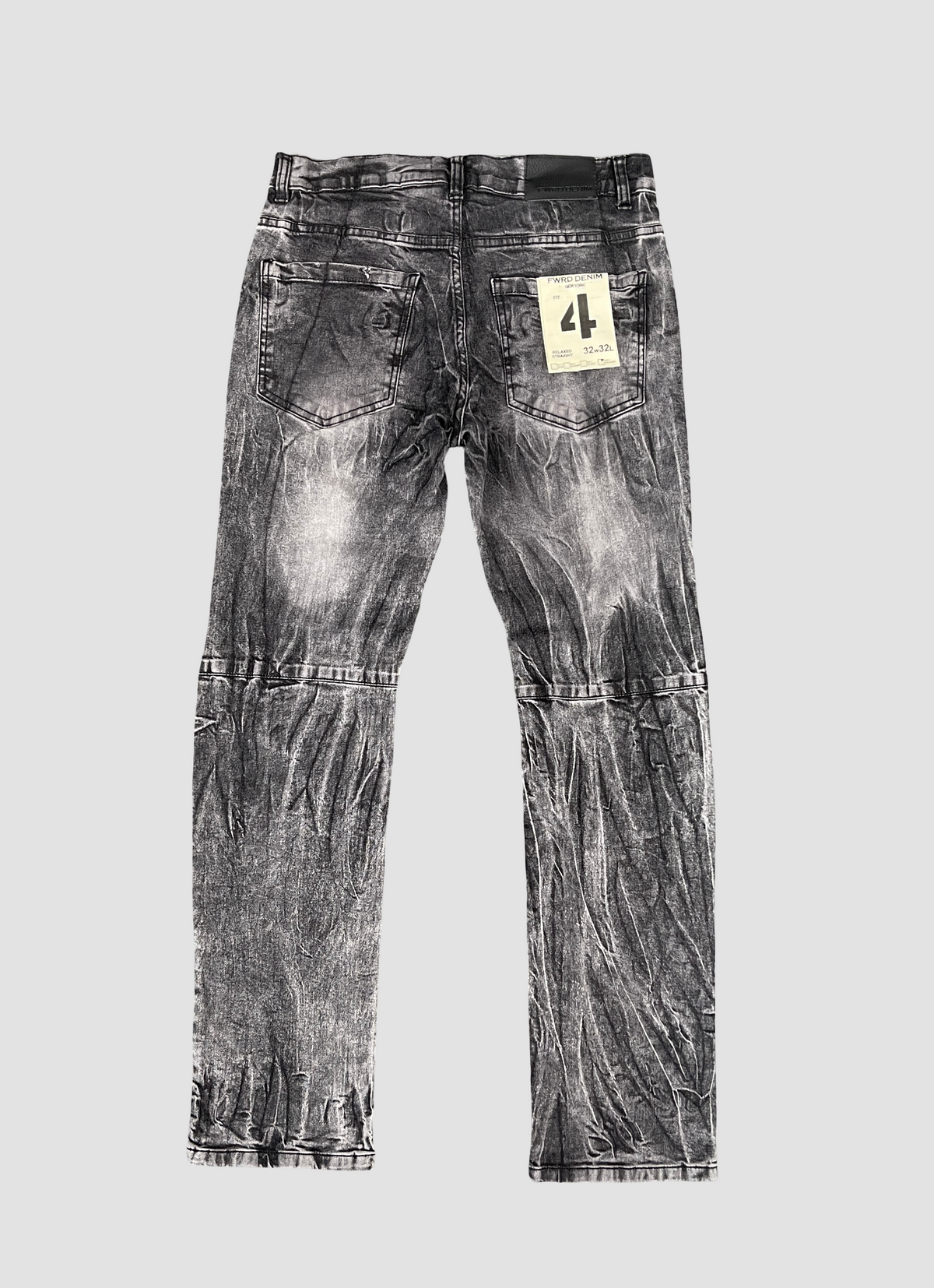 Eroded Straight Fit Jeans