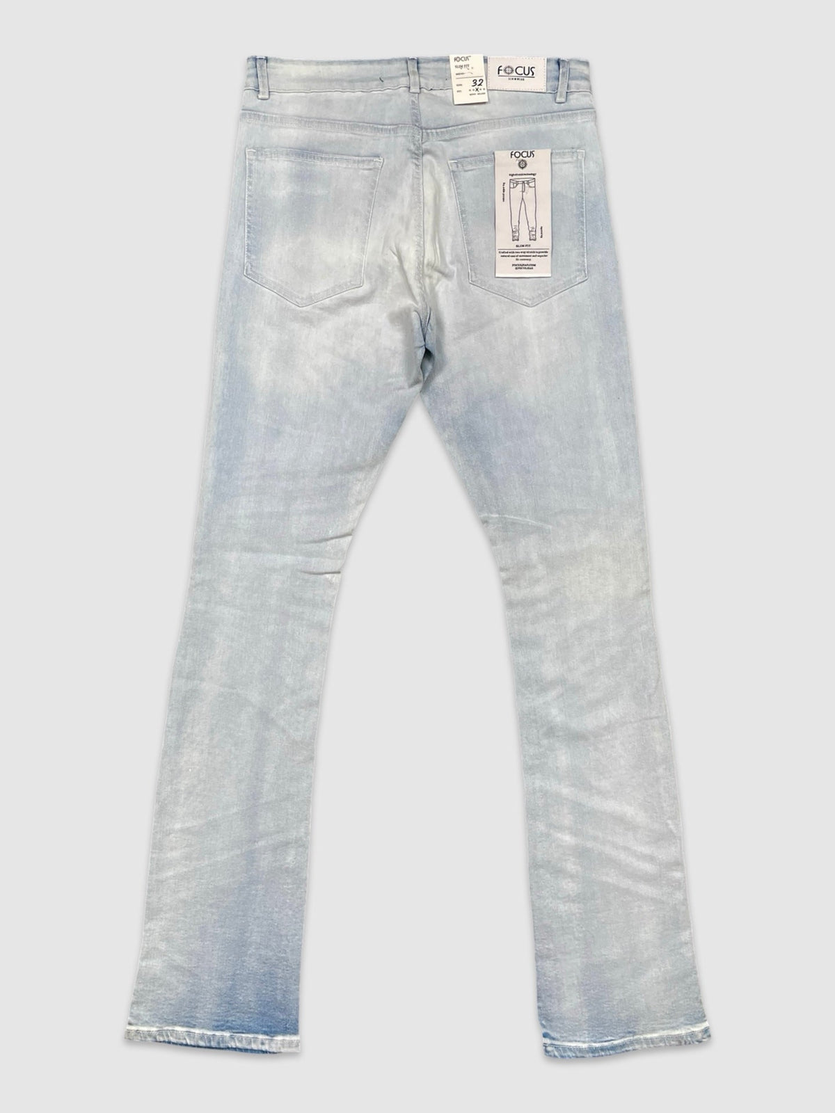 Rhinestone R&R Stacked Denim - detail