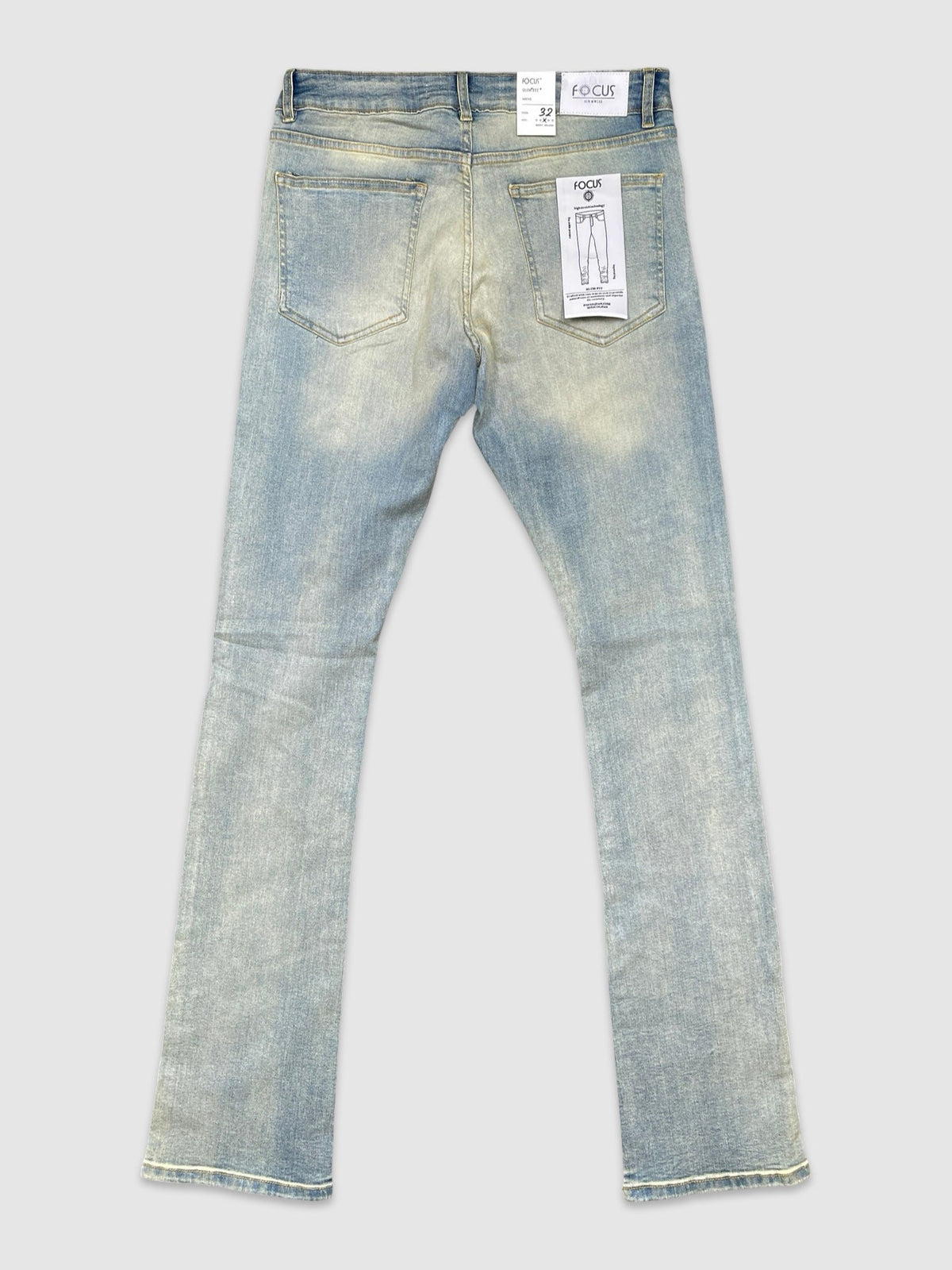 Rhinestone R&R Stacked Denim - detail