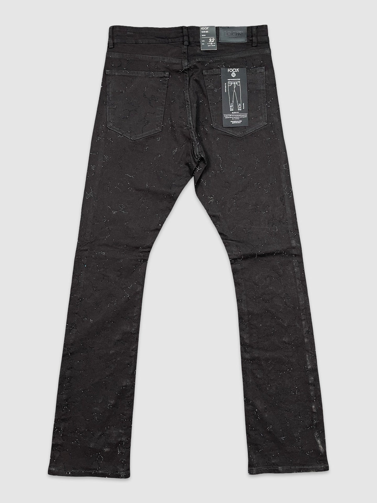 All Over R.Stone Stack Denim - detail