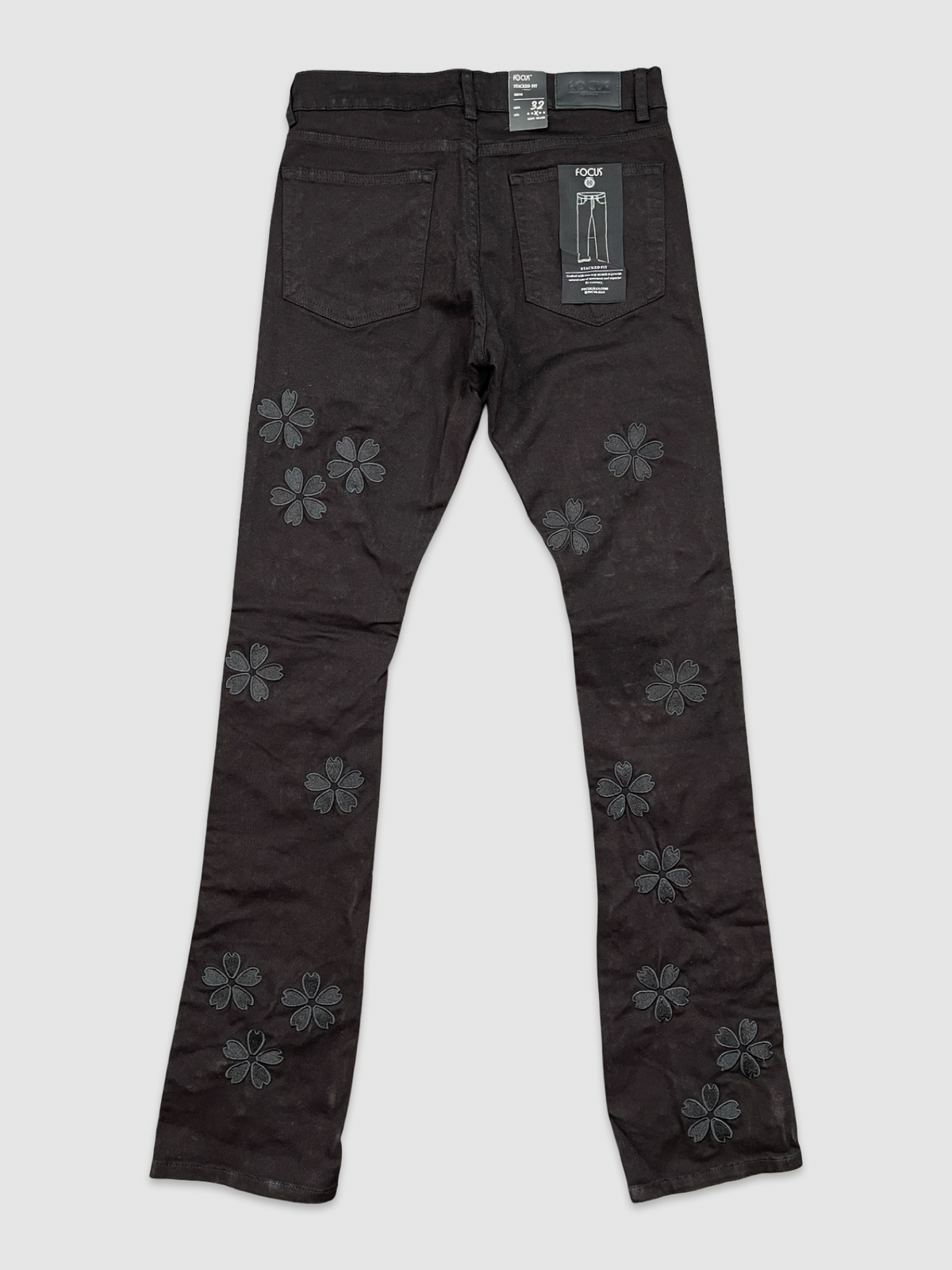 Crystal Semisacred Stack Denim
