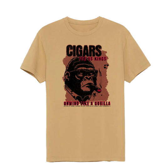 Gorilla Smoke Printed T-Shirt