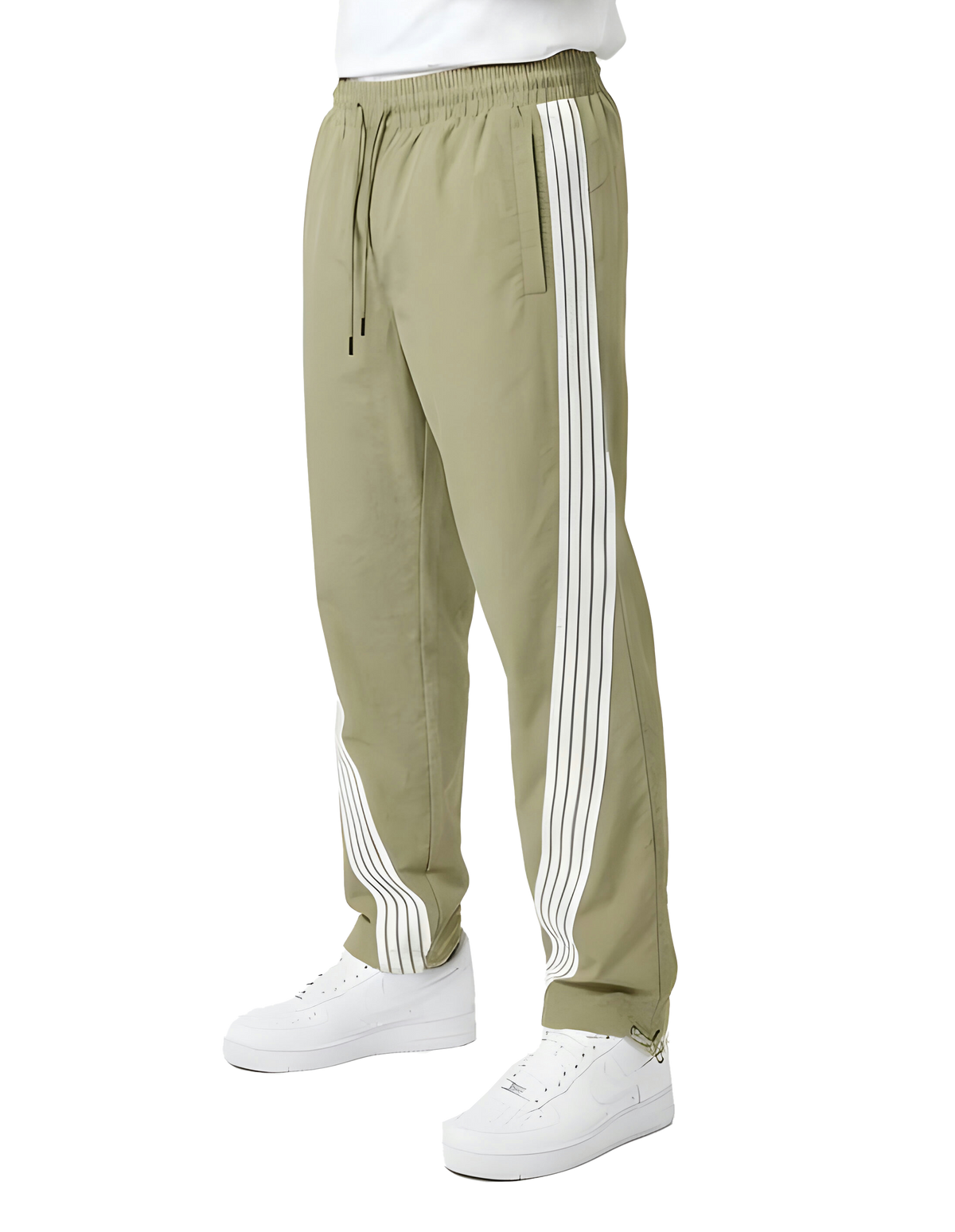 Stripe Nylon Pants