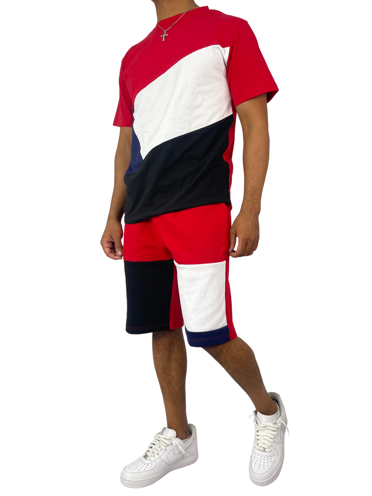 Colorblock Short Set