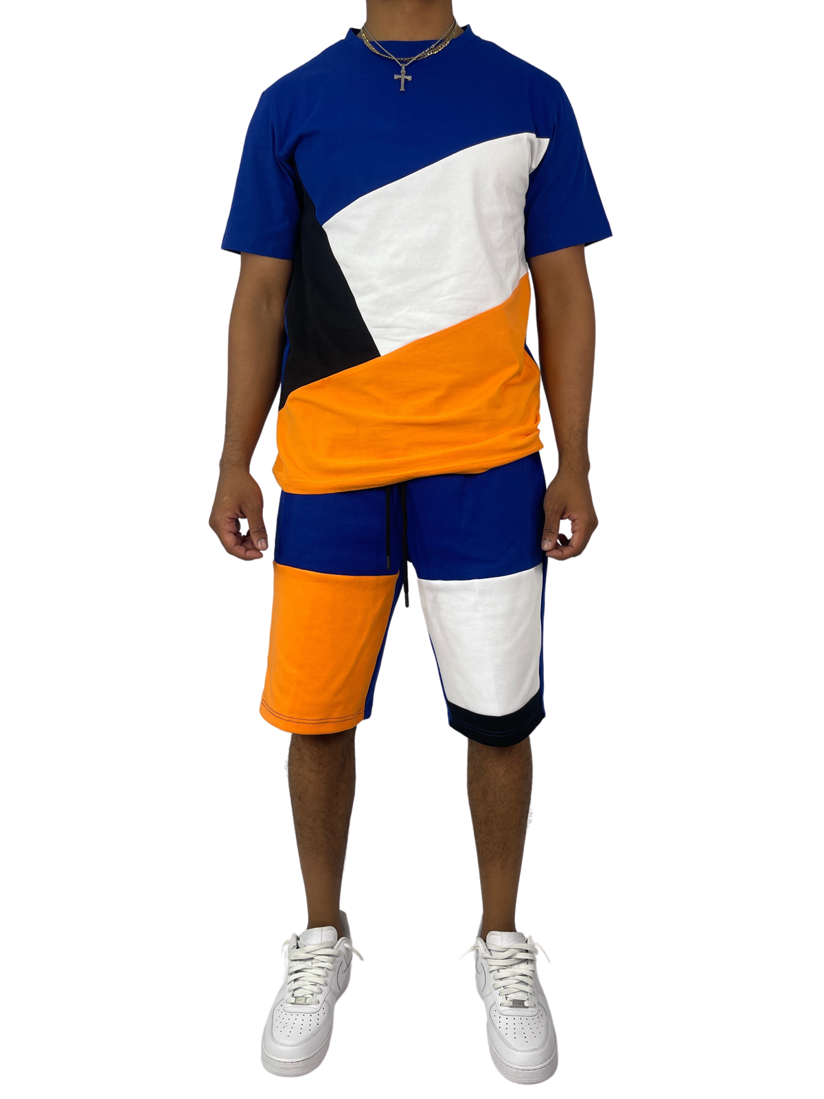 Colorblock Short Set, enlarged view