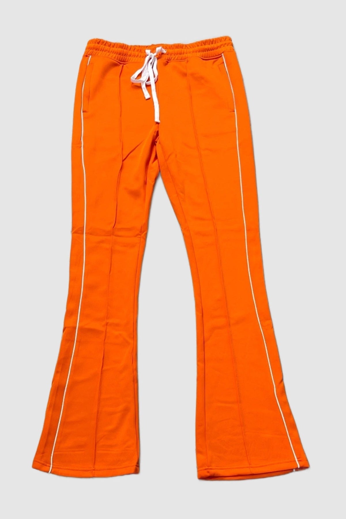 Stacked Fit Track Pants - Orange